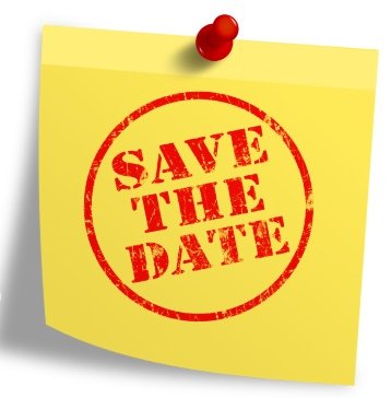 Save the date notitie