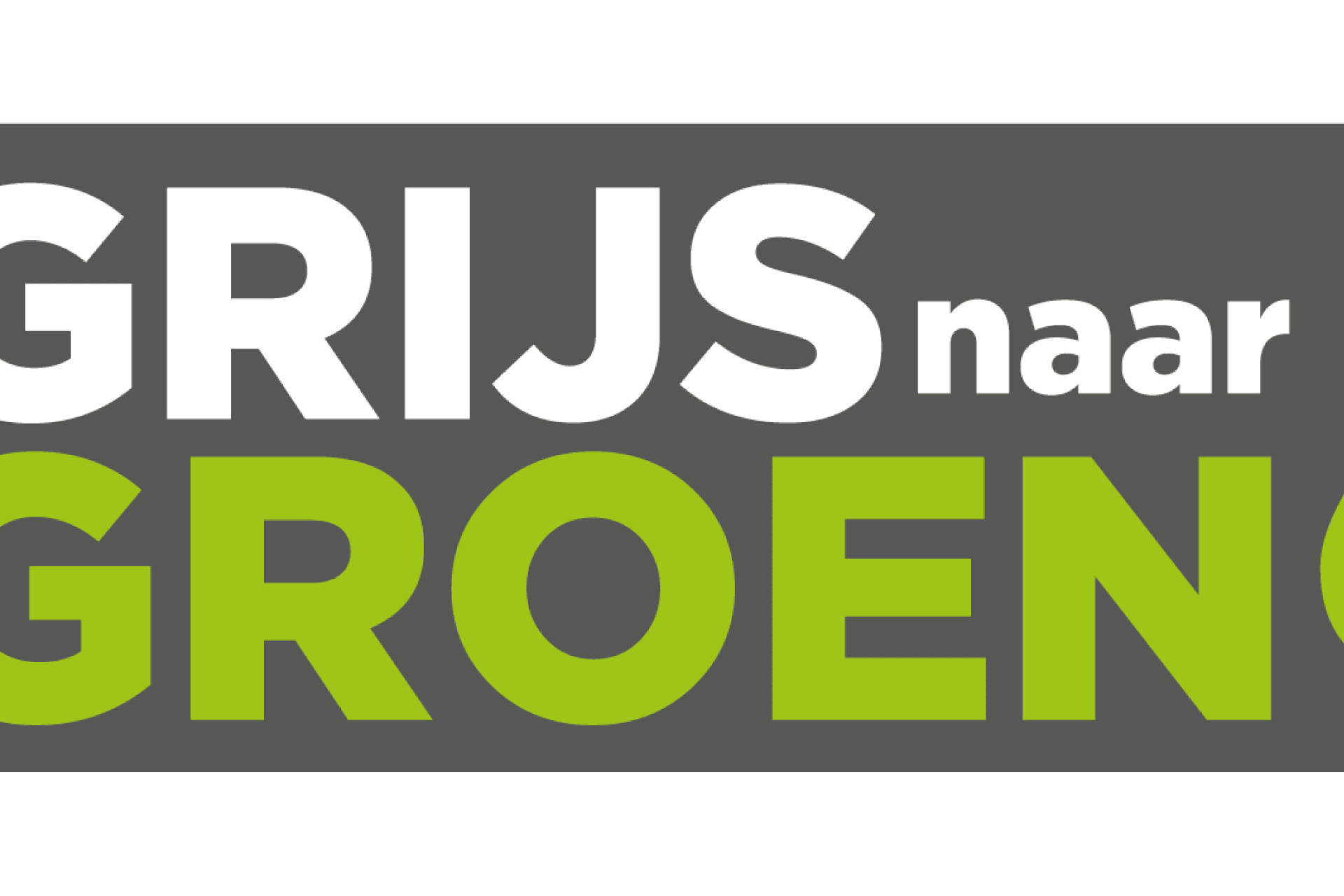 Logo Van Grijs naar Groen
